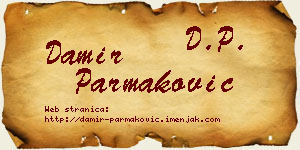 Damir Parmaković vizit kartica